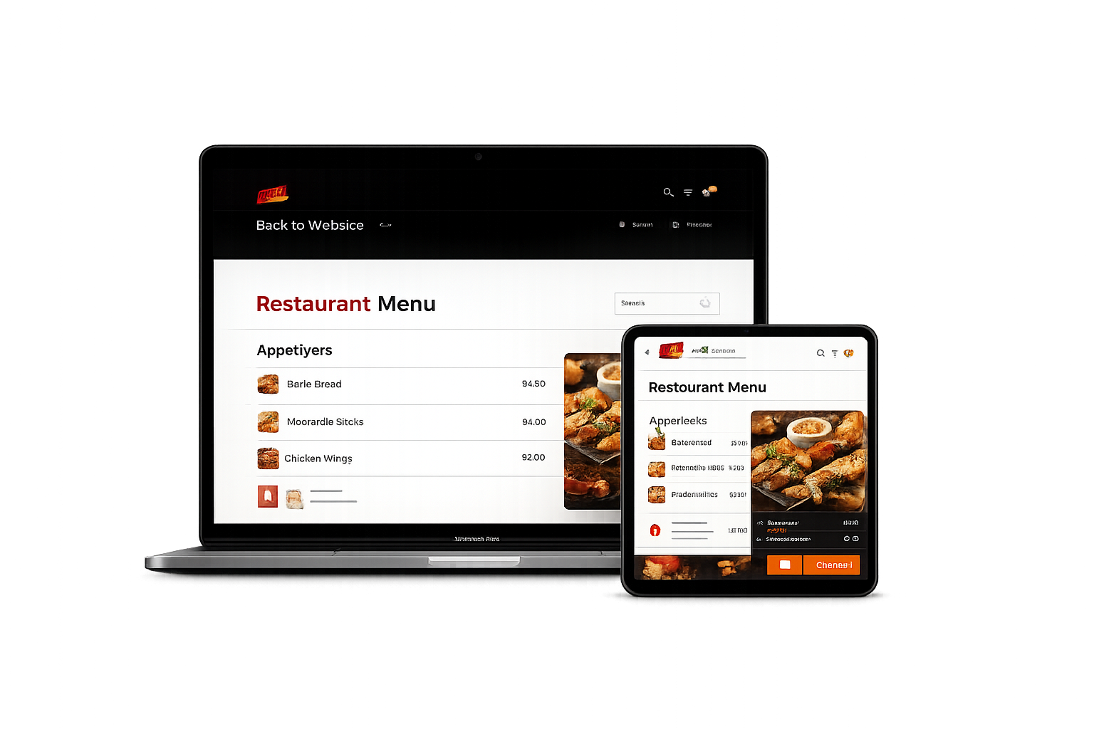 Food and Me business website service