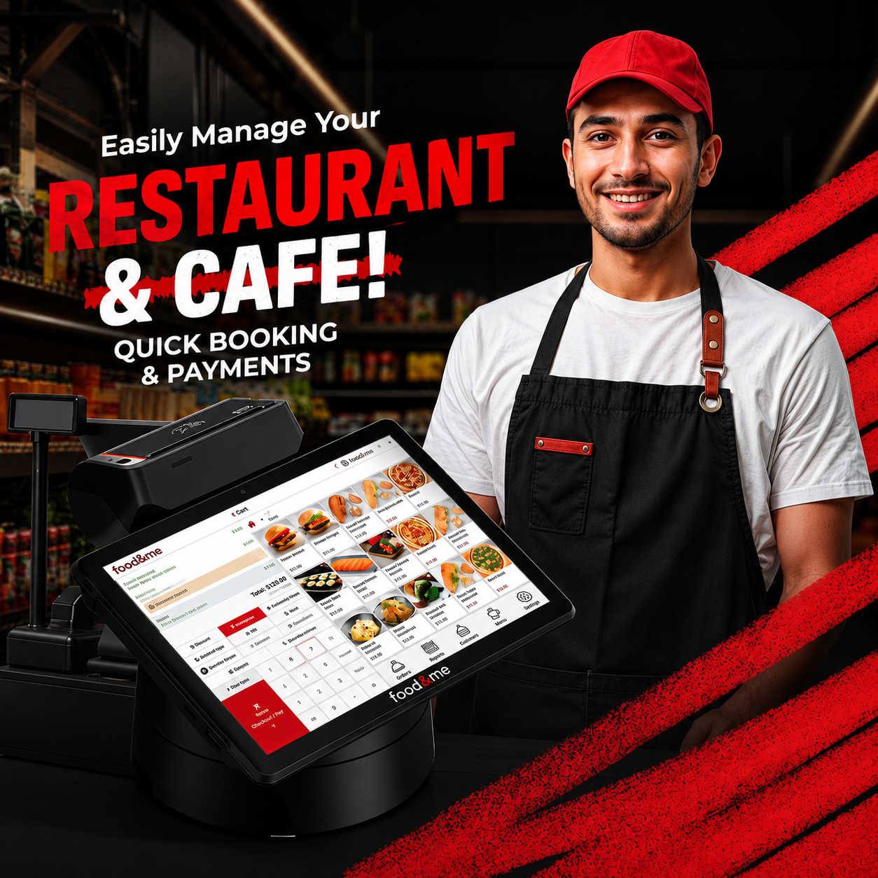 Food and Me restaurant menu management system