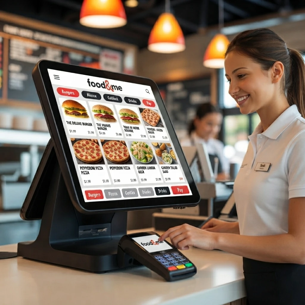 Food&me POS in a café