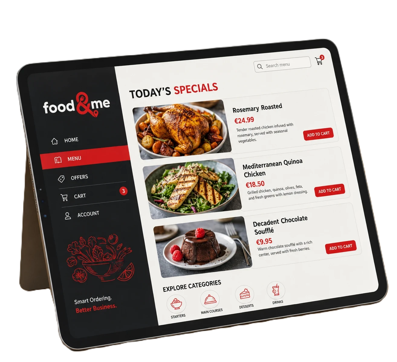Table ordering system