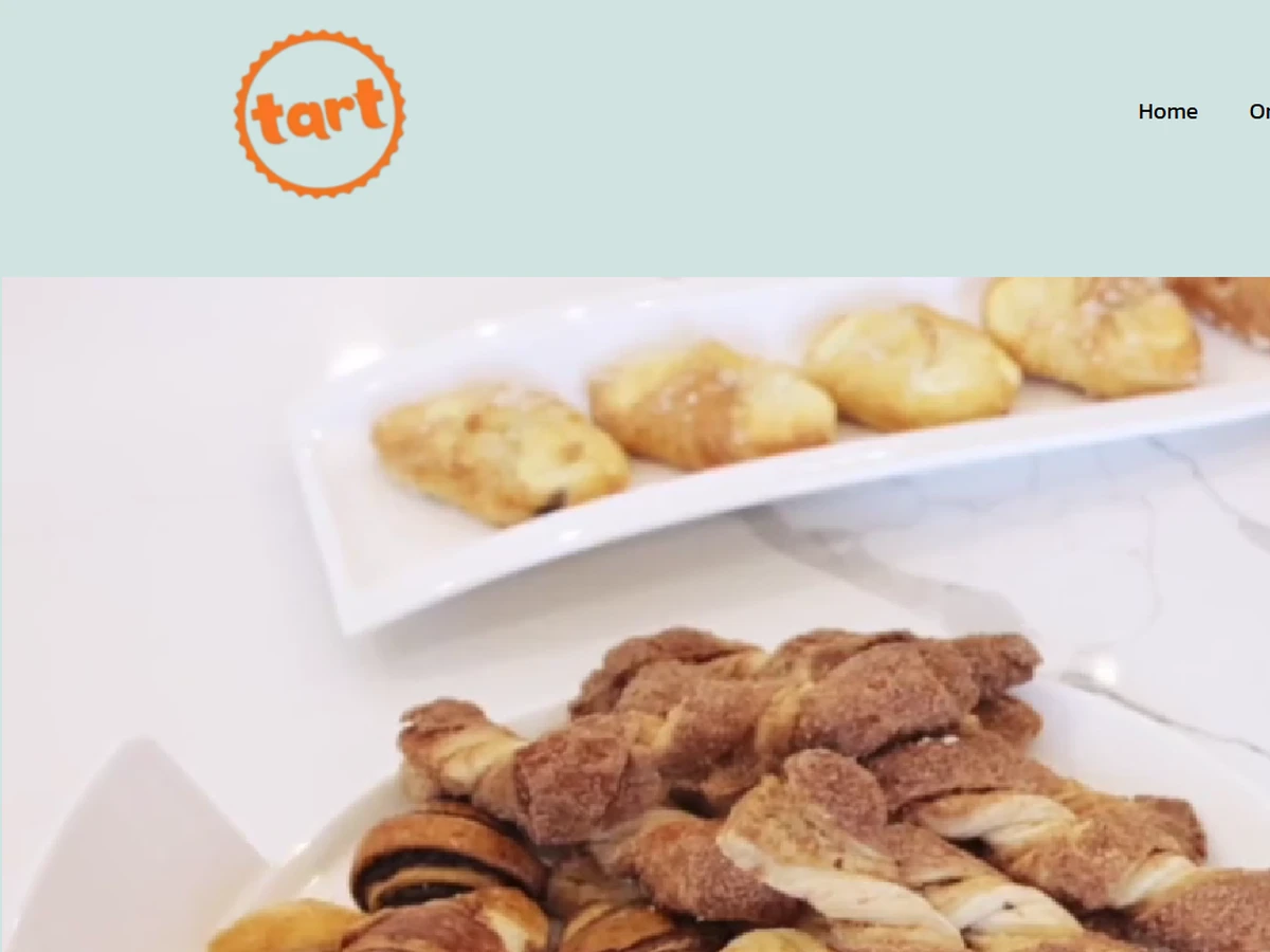 Screenshot of [Restaurant Name] website homepage